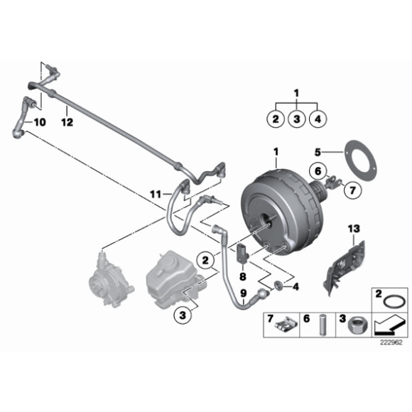 34336765316 Uszczelka serwa BMW E21 E30 E34 E36 E46 E81 E84 X1 E87 E90 E91 E92 G01 G11 G30 MINI R50 R52 - 34336765316 - Części oryginalne BMW Łódź | Sklep internetowy BMW