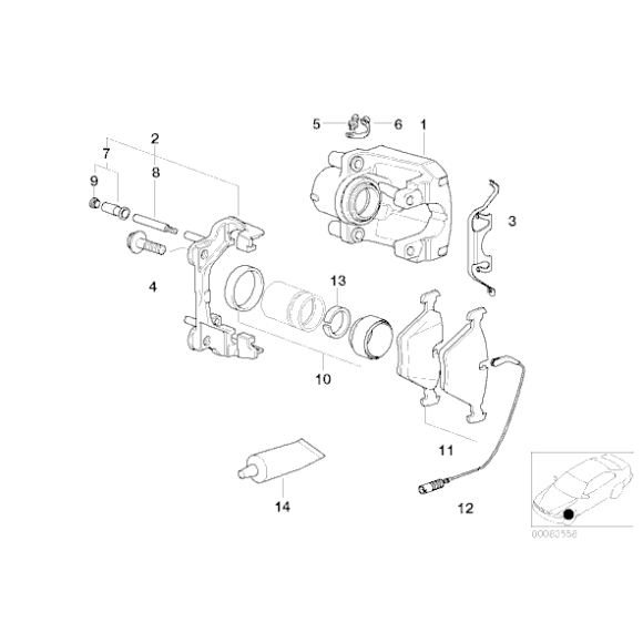 34351164372 Czujnik klocków hamulcowych - 34351164372 - Części oryginalne BMW Łódź | Sklep internetowy BMW