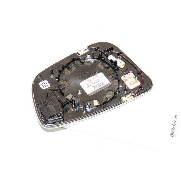 Szkło lusterka szerokokątne lewe BMW F90 F91 F92 G11 G12 G14 G15 G16 G30 G31 G32 - 51167407165