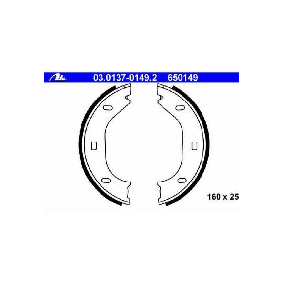 Szczęki hamulcowe BMW E30 316 318 320 323 325 E3 E9 E12 E23 E24 - 34411159467