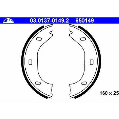 Szczęki hamulcowe BMW E30 316 318 320 323 325 E3 E9 E12 E23 E24 - 34411159467