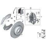 34356789440 Czujnik klocków przód BMW E87 E90 E81 E82 E88 E93 E91 E92 F20 F30 F31 - 34356789440 - Części oryginalne BMW Łódź | Sklep internetowy BMW