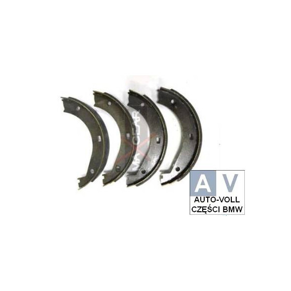 Szczęki hamulca ręcznego BMW E34 E32 E38 E31 725 728 730 740 735 525 530 540 520 - 34416761294