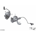 Sygnał dźwiękowy wysokotonowy klakson BMW F48N X1 28i - 61338737036