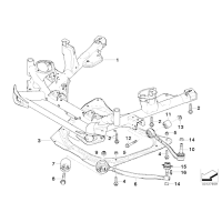 Sworzeń wahacza BMW E53 X5 - Oryginał BMW - 31126756491