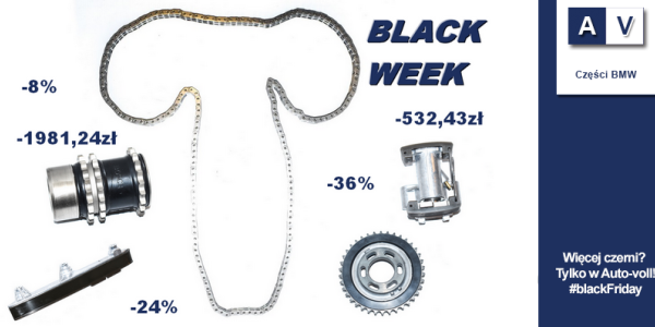 BLACK WEEK - muliti rabaty na części BMW i MINI i MOTORRAD