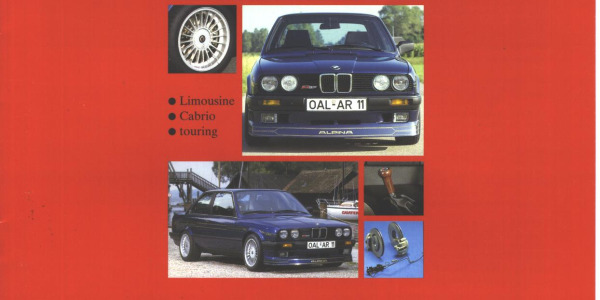 Prospekt Alpina E30 B3 Zubehor